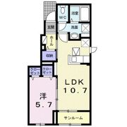 クオーレⅠの間取り画像