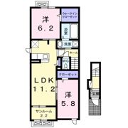 サン アヴェニュー Ⅲの間取り画像