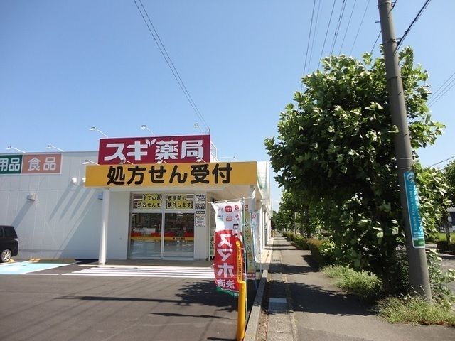 近くのスギ薬局敦賀南店まで800m（徒歩10分）