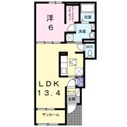 グレイスK 楠 Bの間取り画像