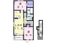 ルークスⅠの間取り画像