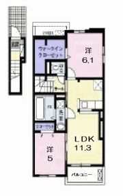 エリタージュの間取り画像