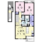 カーサ カローレの間取り画像