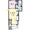 ソレアードⅡAの間取り画像