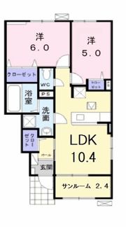 ミリュー ヴィラージュ ドゥの間取り画像