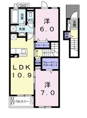 ヴィラフィオーレ藤原 Ⅱの間取り画像