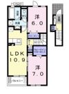 ヴィラフィオーレ藤原 Ⅱの間取り画像