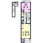 ベル ブリーズ ウエストの間取り画像