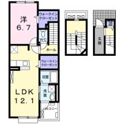 エクシードⅢの間取り画像