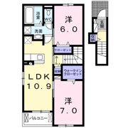 ラフレシール トールバー Aの間取り画像