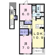 ラフレシール トールバー Bの間取り画像