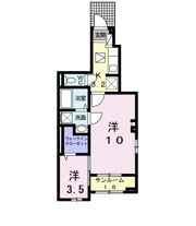 グランデ フィオーレ 虹ケ浜の間取り画像