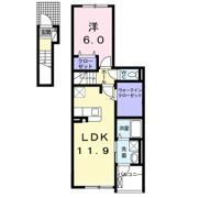 グランデ フィオーレ 虹ケ浜の間取り画像