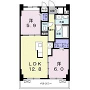 ミルト熊野の間取り画像