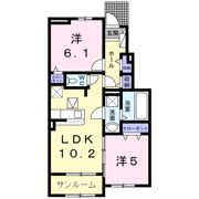 アーク Bの間取り画像