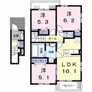 カンパネラⅡの間取り画像
