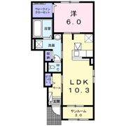 ピンズ唐津Ⅱの間取り画像