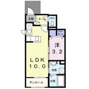 ルーベル 立花 Ⅱの間取り画像