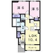 アリエッタ コリーナBの間取り画像