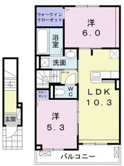 オアシス Ⅱの間取り画像