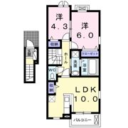 プラシードⅡの間取り画像