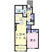 プラシード緑町ⅢAの間取り画像