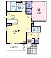 ソレイユA（soleil）の間取り画像