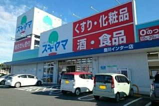 近くのドラッグストアまで1,300m（徒歩17分）
