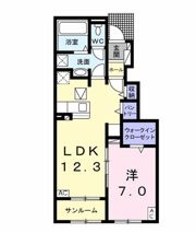 ポルズブロッコ ヴェントットAの間取り画像