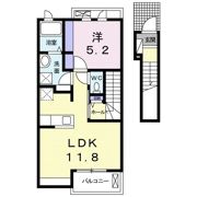 ピーフォーの間取り画像