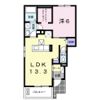 ウエスト ディオスの間取り画像