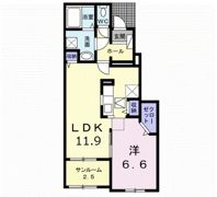 オリンピア・Ⅰの間取り画像