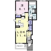 k’sコート 宗像の間取り画像