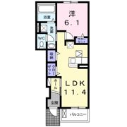 k’sコート 宗像の間取り画像