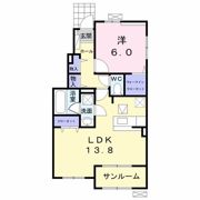 エーデル ユタカAの間取り画像