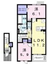 メゾン ラピュタⅡの間取り画像