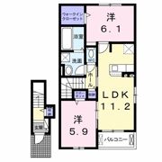凛 Ⅱの間取り画像