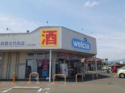 近くのウエルシア前橋北代田店まで900m（徒歩12分）