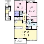 サンリット ヒルズBの間取り画像