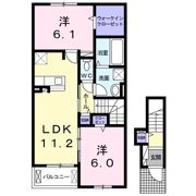 メゾン ソレイユ Sの間取り画像