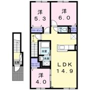 カーサ 富岡の間取り画像