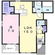 ロワゾーブルーLの間取り画像