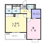 フルール小柳の間取り画像