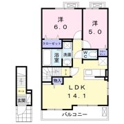 プランドールk’sメゾンⅠの間取り画像