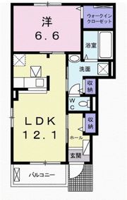 プランドールk’sメゾンⅡの間取り画像
