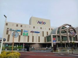 近くのアリオまで730m（徒歩10分）