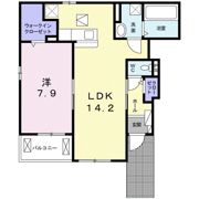 ウィル リヴィエル Ⅱの間取り画像