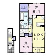 シャルマン櫻街八番館の間取り画像