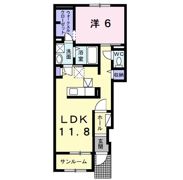 クレアージュⅡの間取り画像