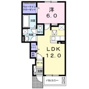 ハートホーム Ⅱの間取り画像
